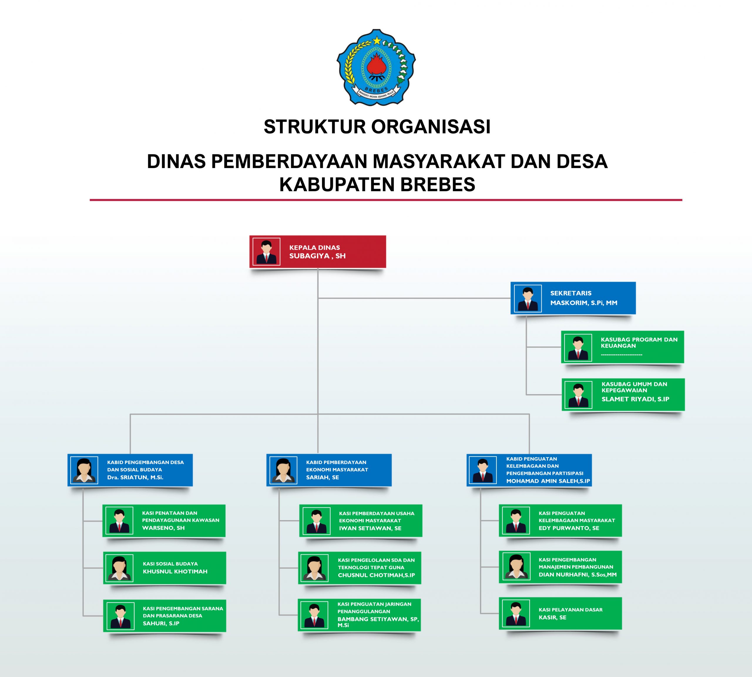 STRUKTUR ORGANISASI DINPERMADES 2020